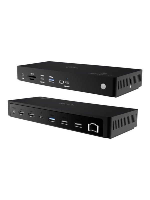I-Tec - docking station - USB-C / USB4 / Thunderbolt 3 / Thunderbolt 4 / Thunderbolt 5 - 2 x HDMI Thunderbolt 4 - 1GbE 2.5GbE