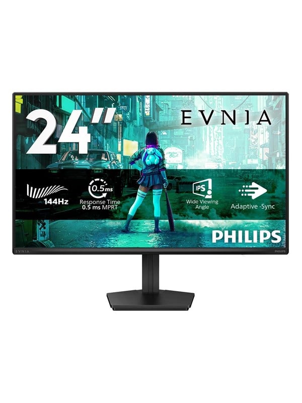 24" Philips Evnia 3000 24M2N3200NF - 1920x1080 (FHD) - 144Hz - IPS billede