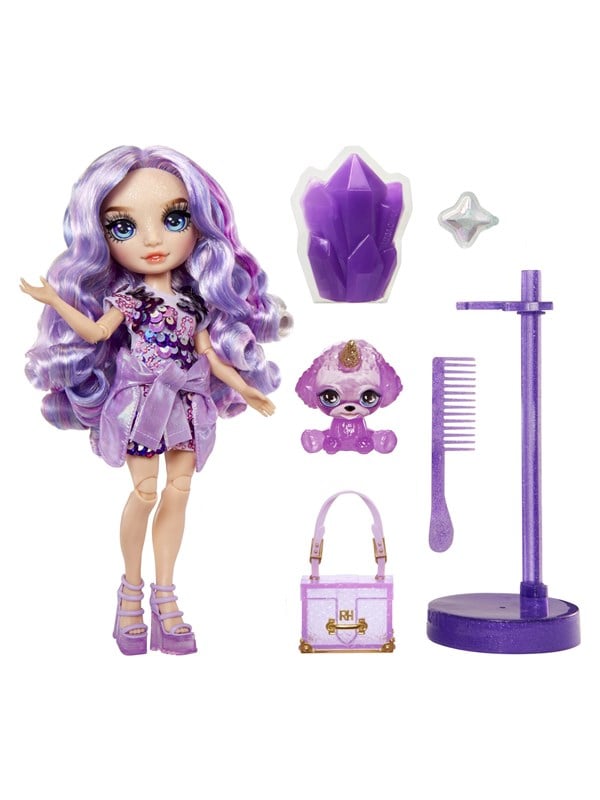 Rainbow High Rainbow Classic Fashion Doll- Violet (purple) billede