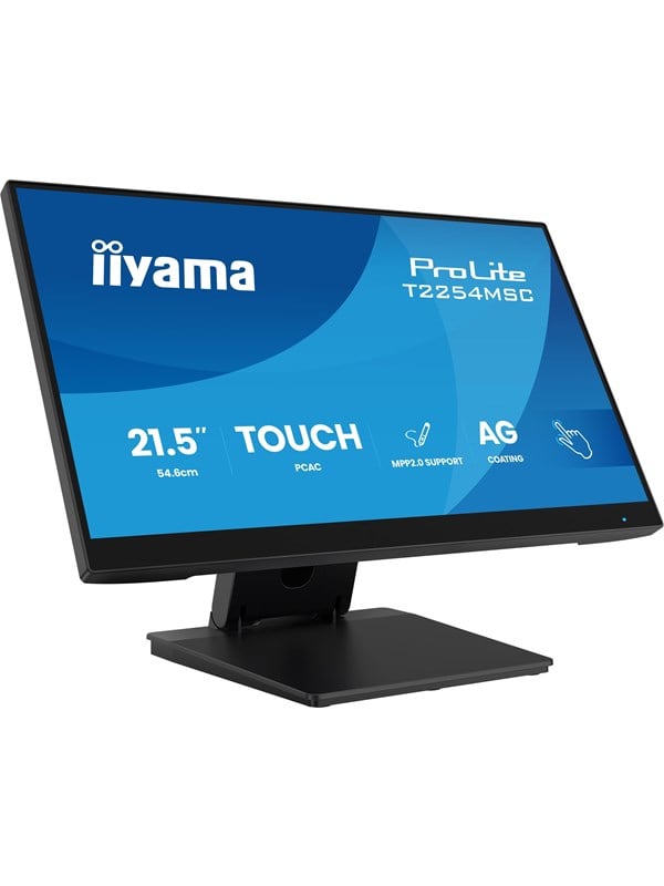 21" iiyama ProLite T2254MSC-B2AG - 1920x1080 (FHD) - 100Hz - IPS billede