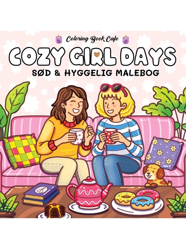 Malebog: Cozy Girl Days - Cozy Coloring - Hobby - paperback