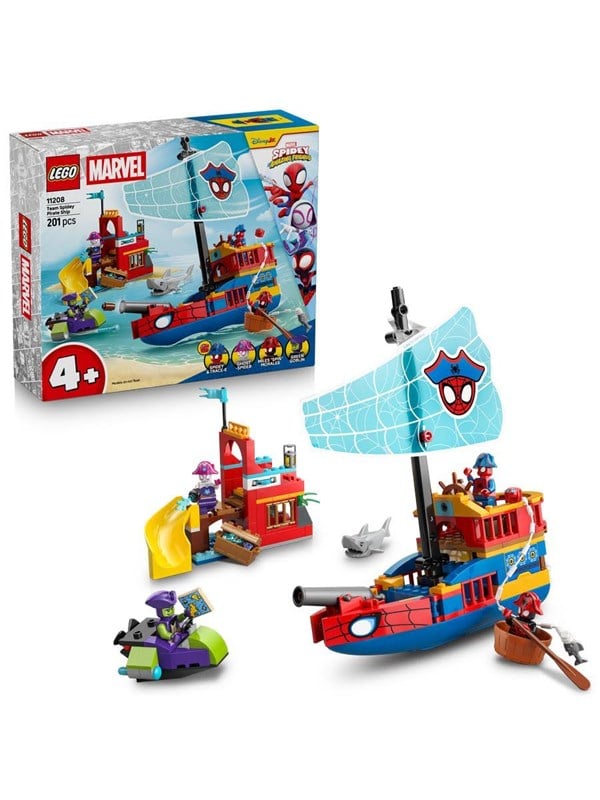 LEGO Spidey 11208 Team Spideys piratskib