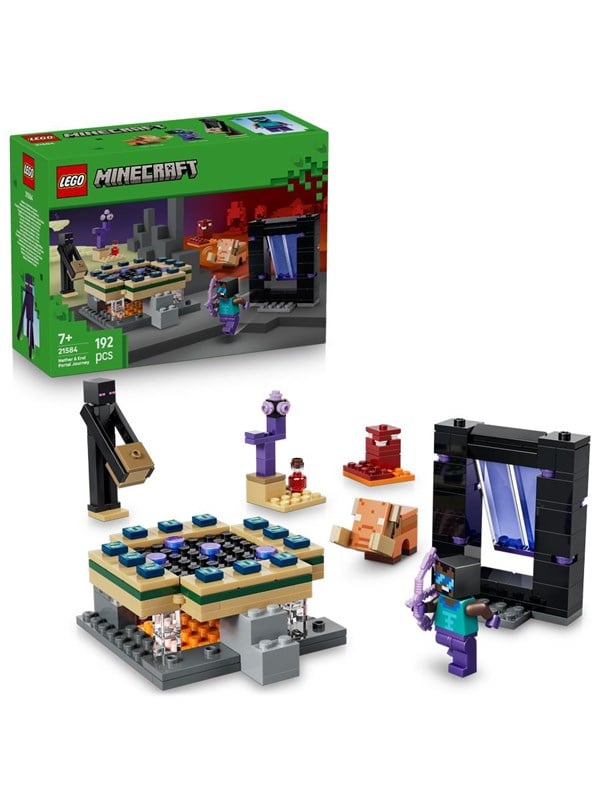 LEGO Minecraft 21584 Nether- og End-portalrejse billede