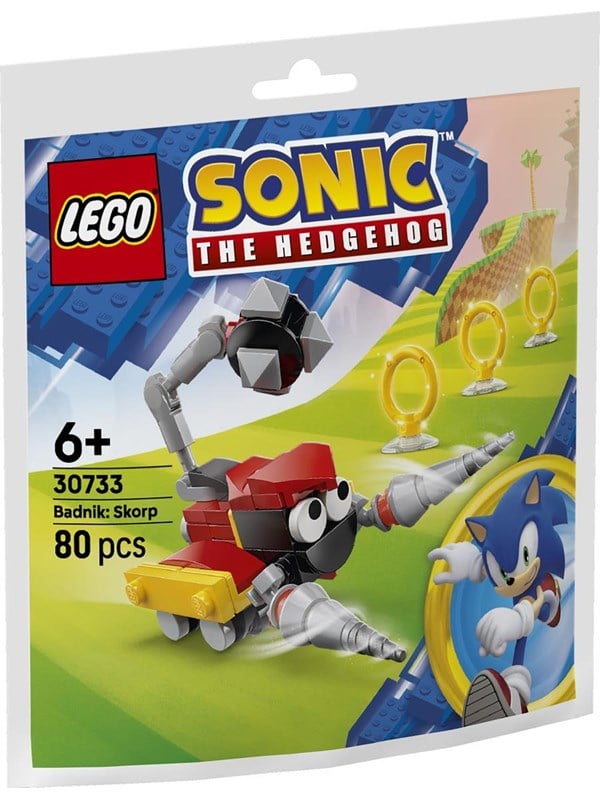 LEGO ® Sonic The Hedgehog - Badnik Skorp 30733 - 80 Dele