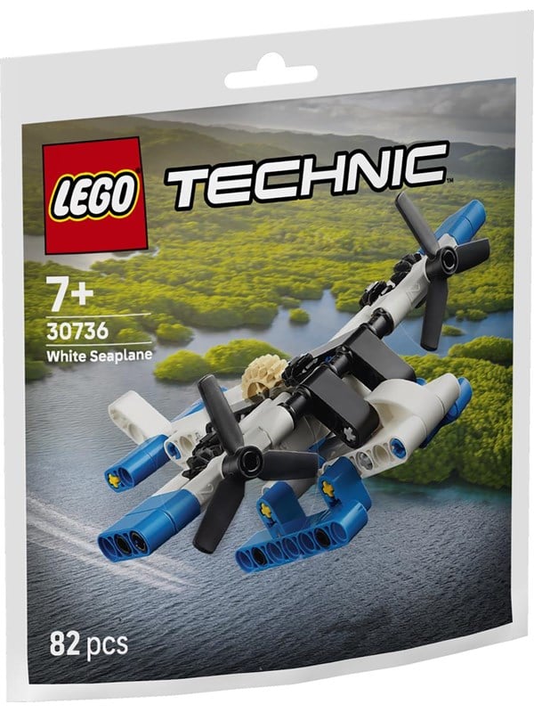 LEGO ® Technic - Hvid Vandflyver 30736 - 82 Dele