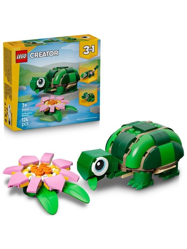 LEGO Creator 31377 Skildpadde med åkandeblomst billede
