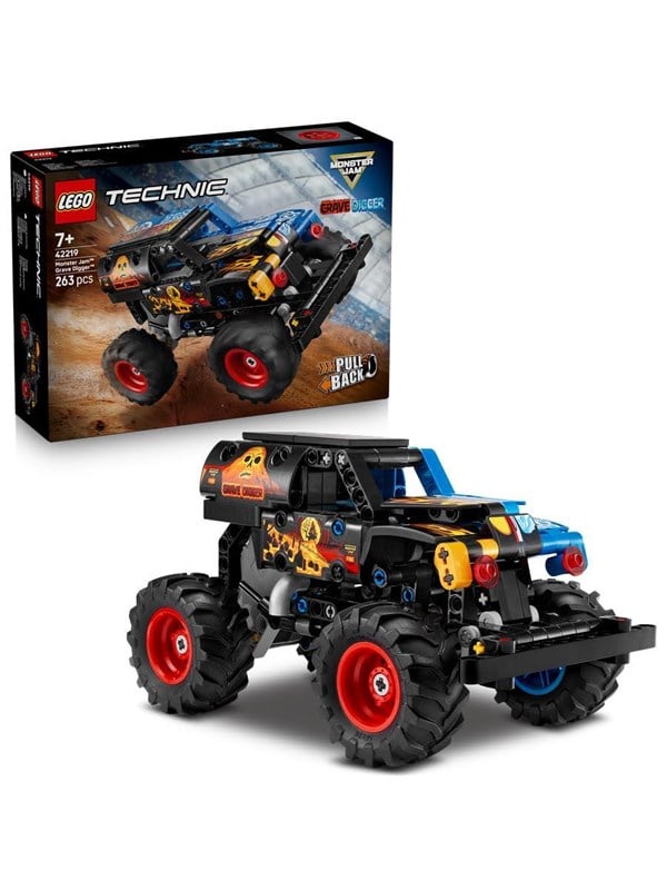 LEGO Technic 42219 Monster Jam™ Grave Digger™ Fire and Ice