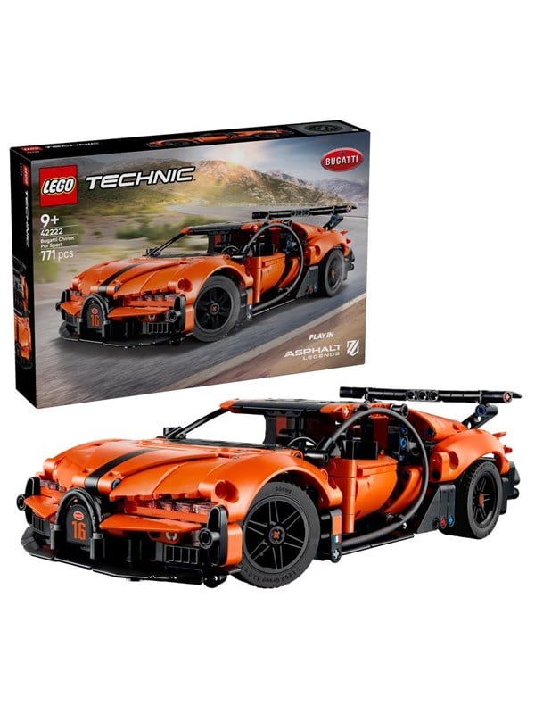 LEGO Technic 42222 Bugatti Chiron Pur Sport-hyperbil billede