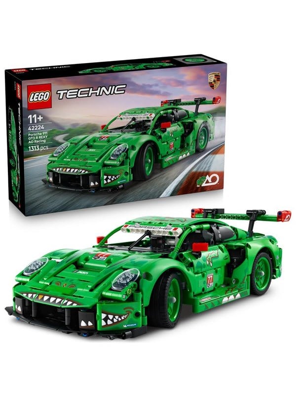 LEGO Technic Porsche 911 GT3 R REXY AO Racing Race Car - GEEKD.dk