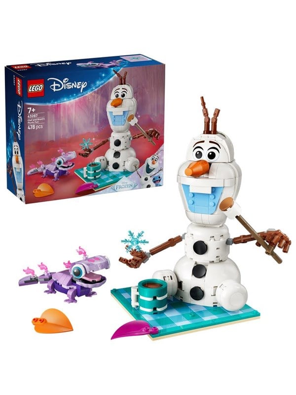 LEGO Disney 43287 Olaf og Brunis picnichygge - byggesæt til børn 7+