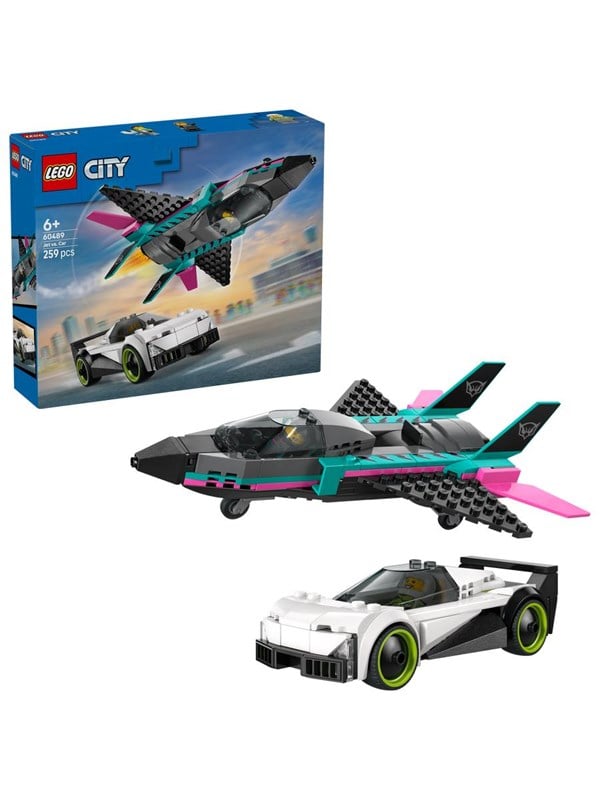 LEGO City 60489 Jetfly mod racerbil billede