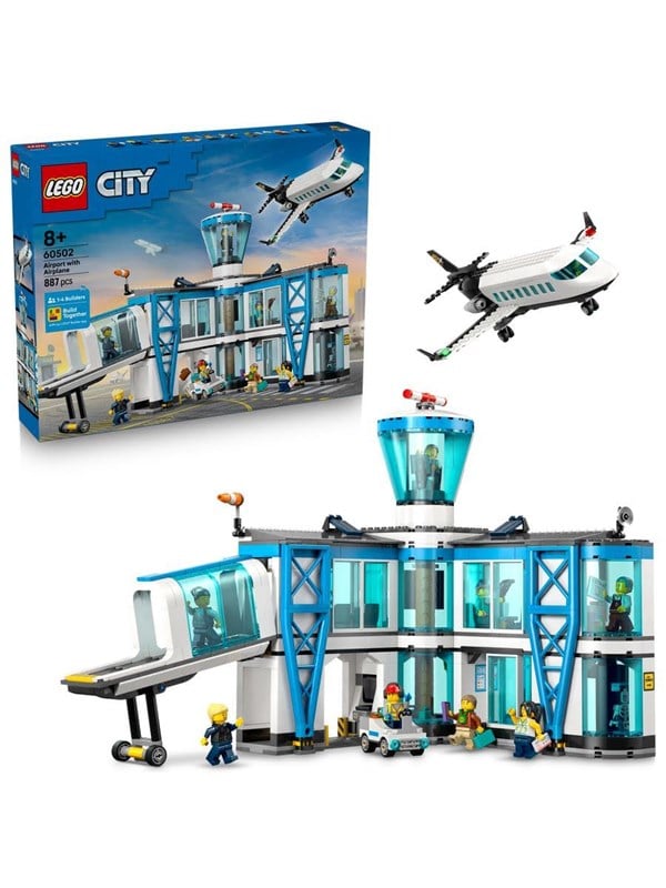 LEGO City 60502 Lufthavn med fly
