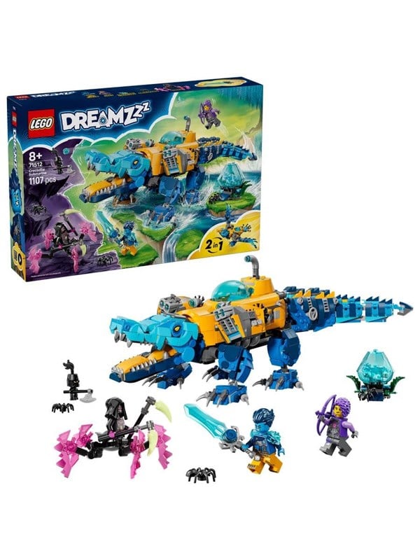 LEGO DREAMZzz 71512 Krokodille-ubåd byggesæt (2-i-1)