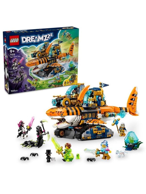 LEGO ® DREAMZzz - Tigerhaj-kampvogn 71515 - 1548 Dele