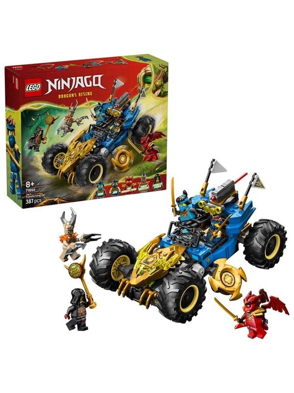 LEGO ® Ninjago - Jays Forvandlingsbil 71856 - 387 Dele