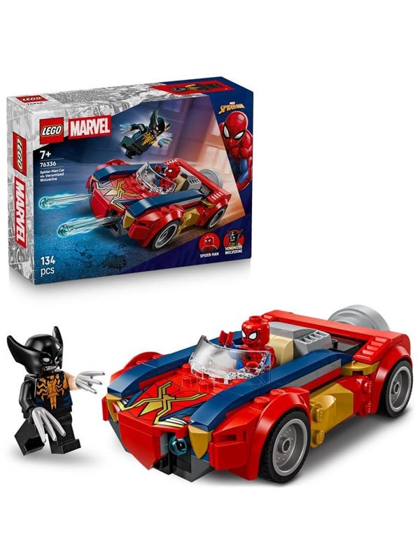 LEGO Super Heroes 76336 Spider-Man-bil mod venomiseret Wolverine LEGO Super Heroes 76336 Spider-Man-bil mod venomiseret Wolverine