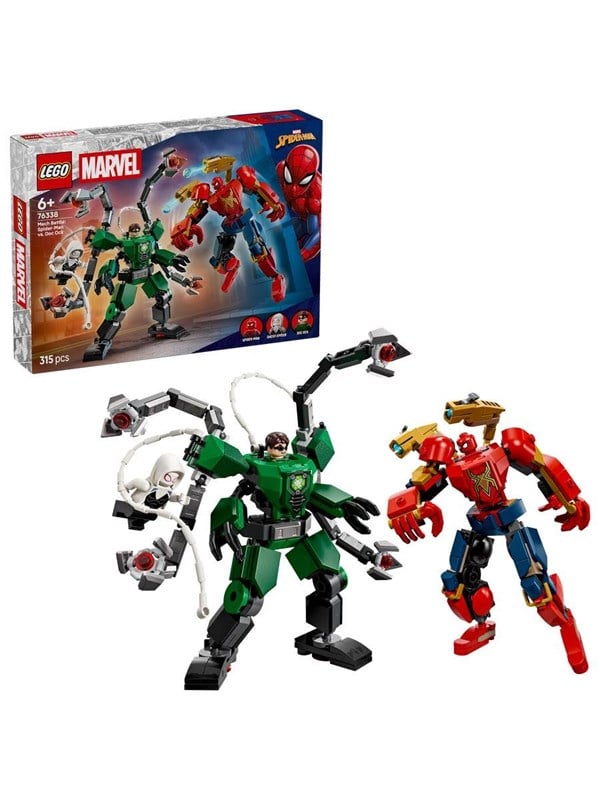 LEGO ® Marvel - Mech-kamp: Spider-Man Mod Doc Ock 76338 - 315 Del