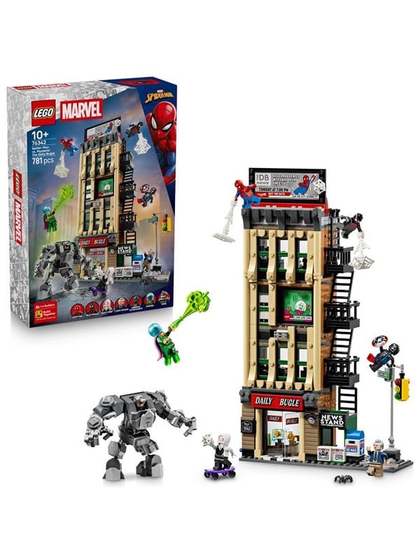 76342 LEGO Super Heroes Marvel Spider-Man mod Mysterio: Daily Bugle