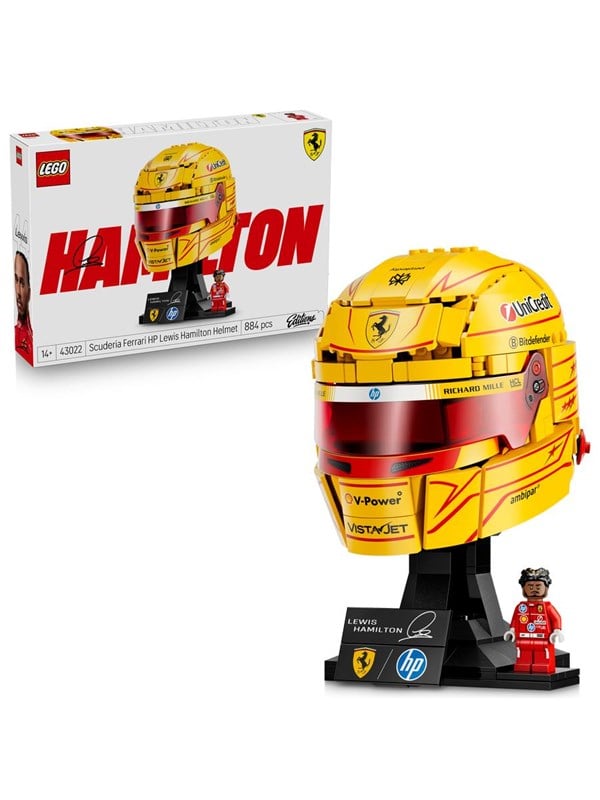 LEGO Editions Formula 1 43022 Scuderia Ferrari HP Lewis Hamilton-hjelm