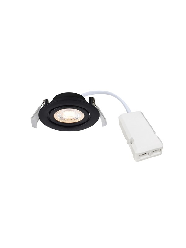 Nordlux Monolo indbygningsspots, sort
