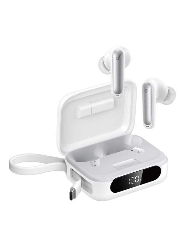 Anker soundcore P41i | Wireless Earbuds with Portable Phone Charger (With Lightning Adapter) - White