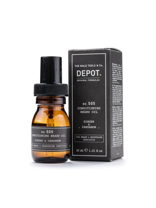 Depot - The Male Tools & Co. Conditioning Beard Oil, Ginger & Cardamom, No. 505, 30 ml.