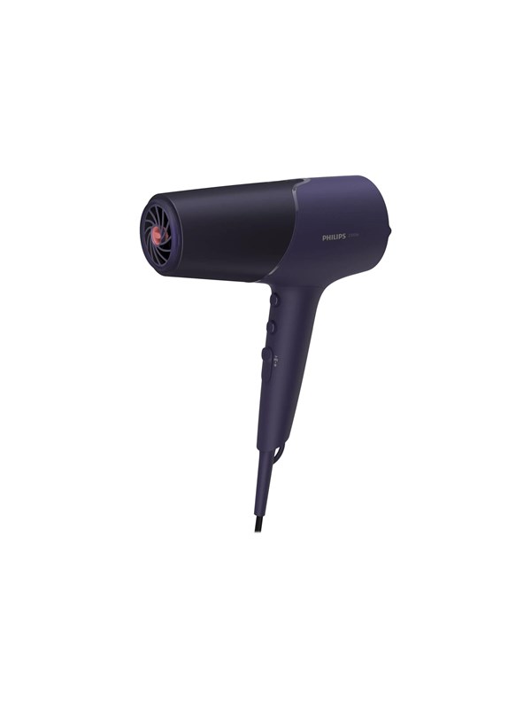 Philips Hårtørrer 5000 Series BHD514 - hairdryer - purple metallic - 2300 W