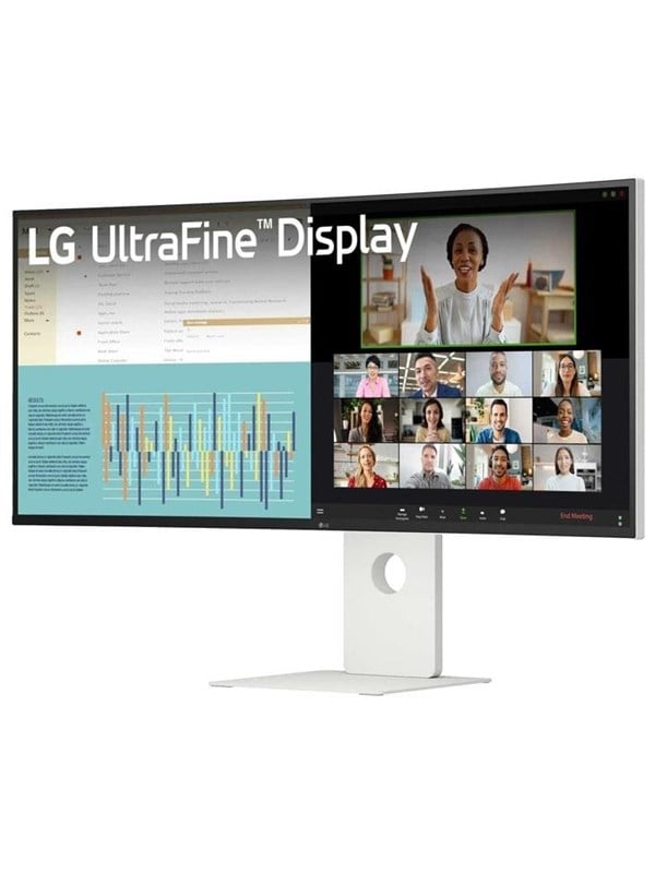 40" LG UltraFine 40U990A-W - 5120x2160 (5K2K) - 120Hz - IPS Black - 96W USB-C - KVM switch billede