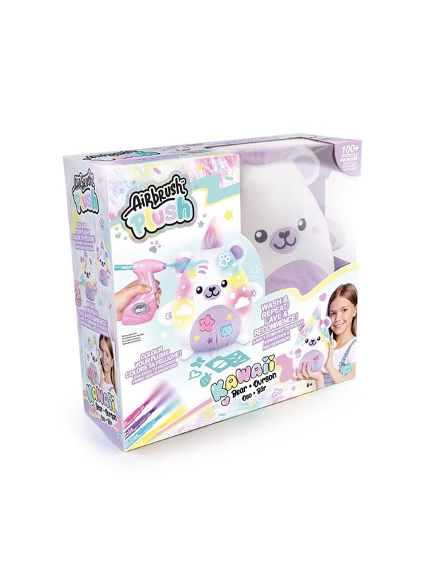 Airbrush Plush Bamse - 23 cm - Kawaii Bear
