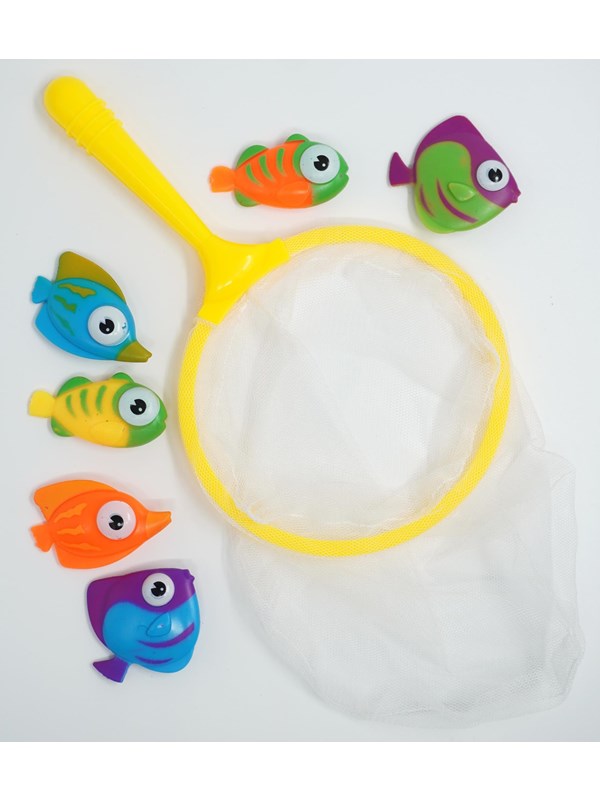 Happy Summer Fiskenet med 6 Fisk