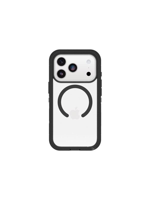 OtterBox Defender Series Pro XT beskyttelsescover - Mørk side (klar/sort) til iPhone 17 Pro