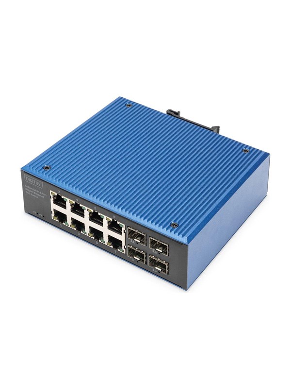 Digitus Dn-651153 Netværksswitch Ikke Administreret Gigabit Ethernet (10/100/1000) Strøm Over Ethernet (poe) Sort, Blå