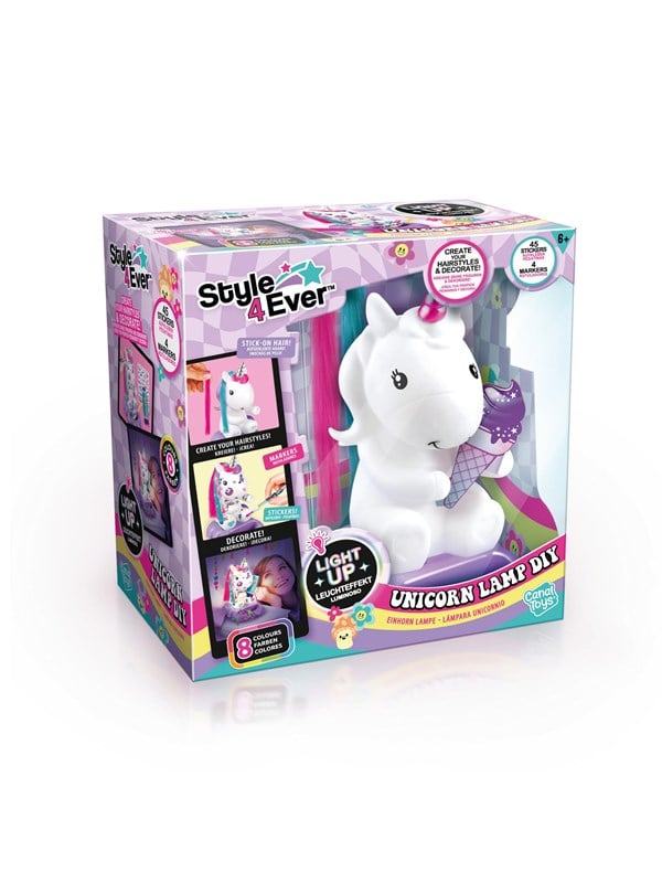 Style 4 Ever DIY Lampe - 22 cm - Kawaii - Unicorn