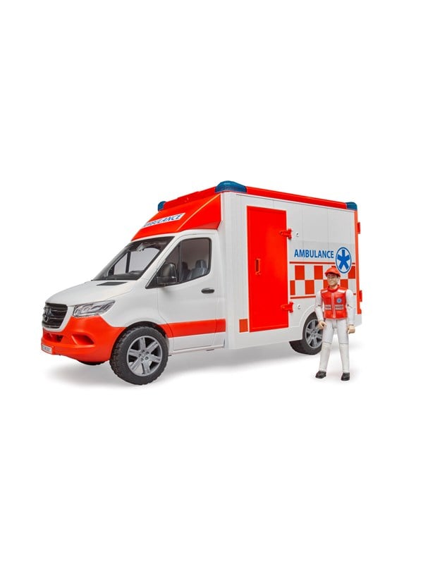 Bruder Mercedes-Benz Sprinter Ambulance med chauffør legetøj