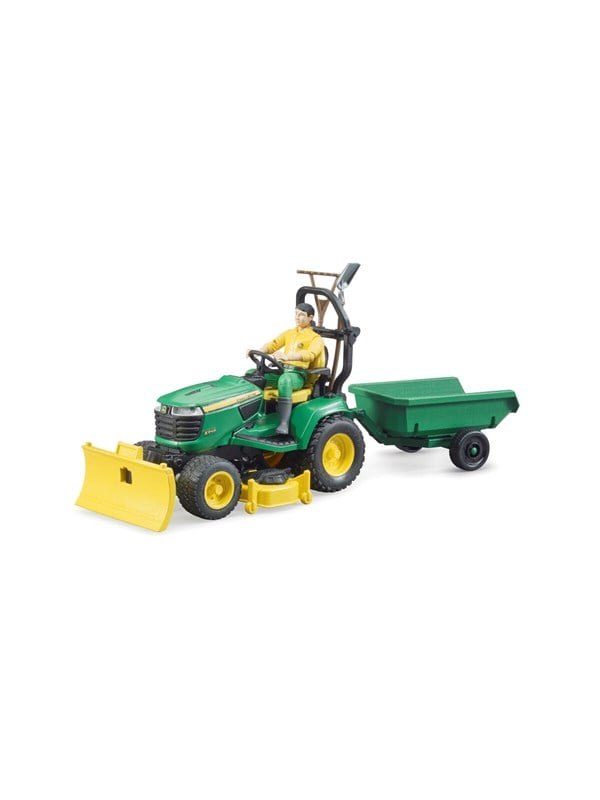 Bruder bworld John Deere Plænetraktor med trailer legetøj