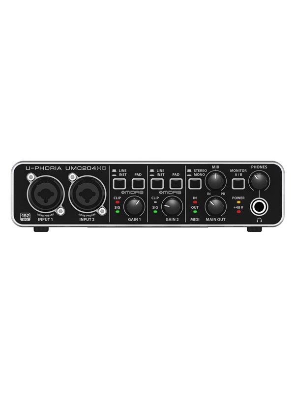 Lydkort Behringer U-Phoria UMC204HD USB audio interface