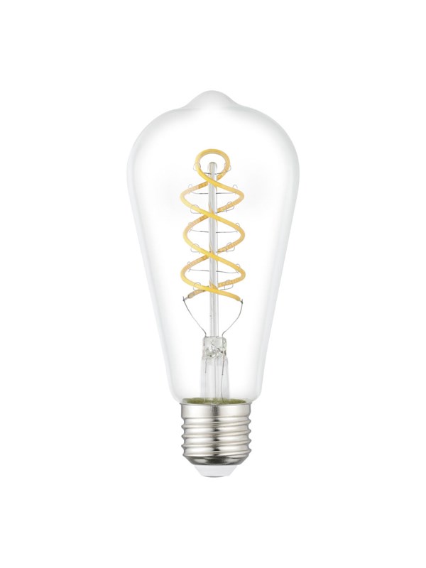 EGLO LED pære ST64 Spiral 7,3 W 806 lumen 2700K Klar E27