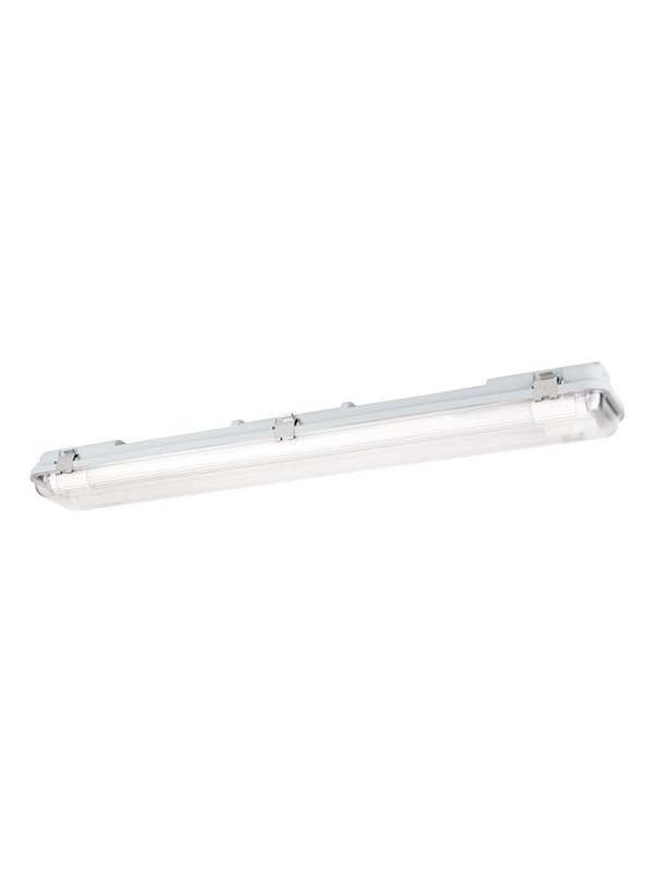 EGLO ECO TUBE-E ARMATUR L675 2X10W IP65 GRÅ/TRANSP.