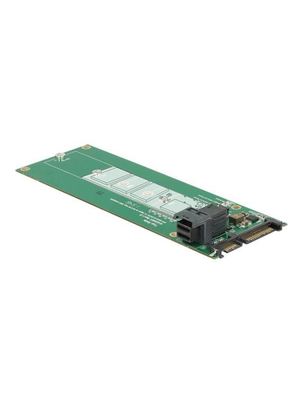 DeLOCK Converter SATA 22 pin / SFF-8643 NVMe > 1 x M.2 NGFF Key M Interfaceadapter