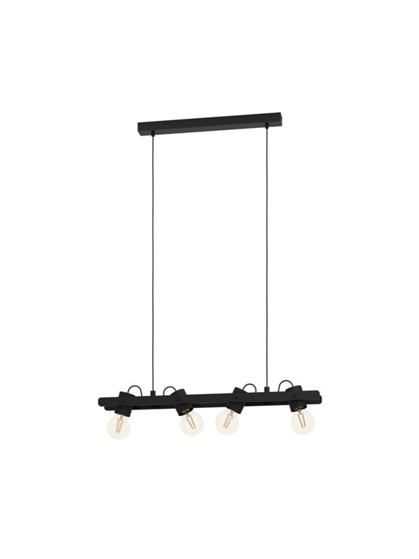 EGLO PLIMSOLL PENDEL 4XE27 L770 SORT FSC
