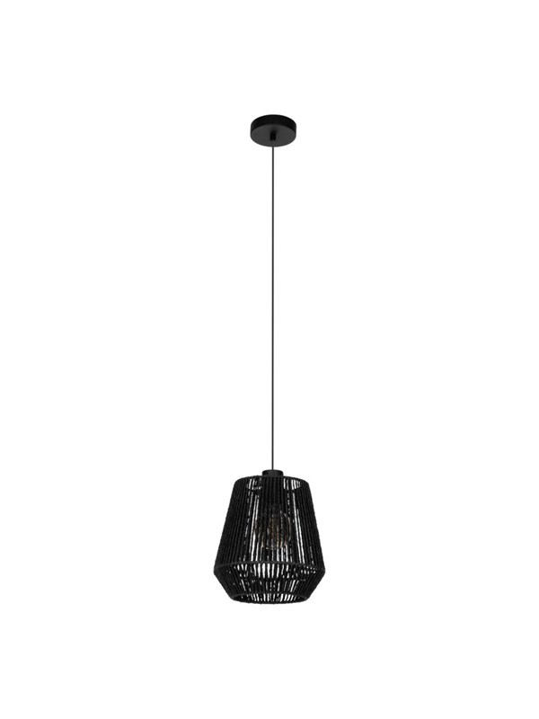 EGLO PERSLEY PENDEL Ø220 E27 SORT FSC