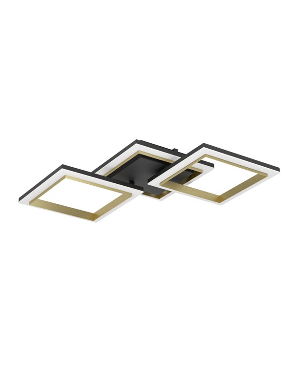 EGLO CALLIERA LOFT 595X310 2500LM 4000K DÆMPB. SORT/HVID