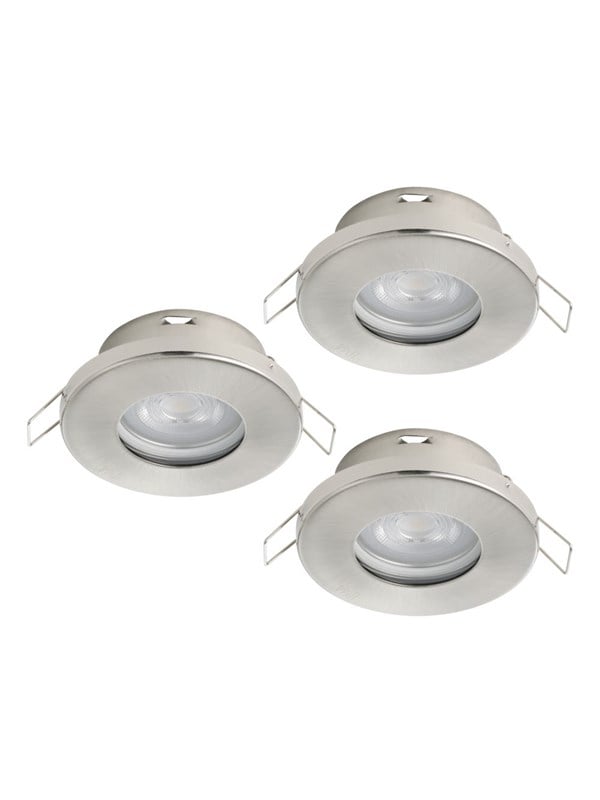EGLO FAVAZZINA INDBYG. SÆT KIP Ø88 GU10 3X4,9W 3X400LM IP44 BS