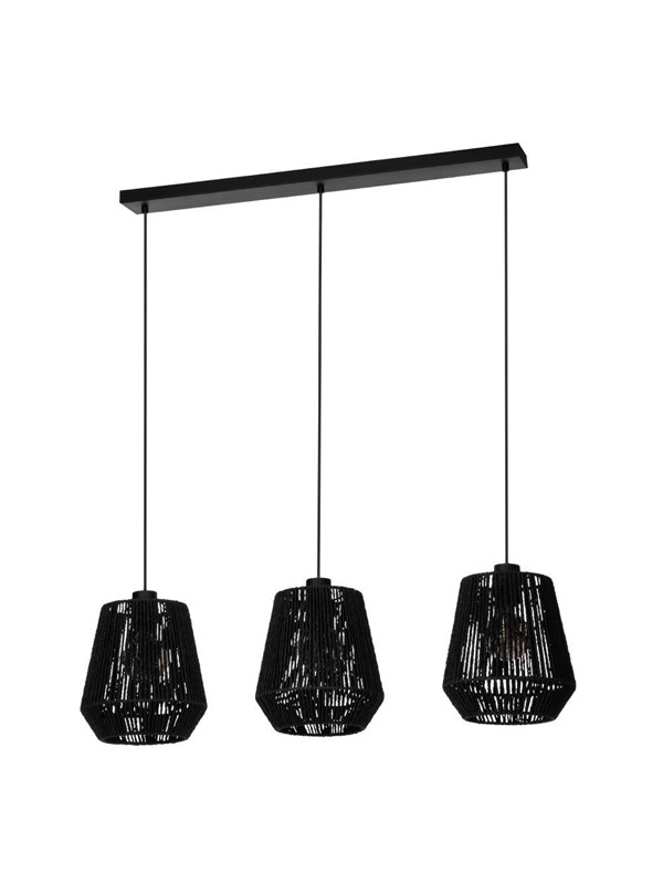 EGLO PERSLEY LANGBORD L920 3XE27 SORT FSC