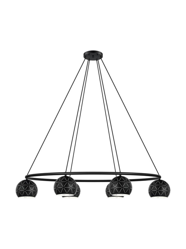 EGLO CANTALLOPS LANGBORD E14 6L 520X1150 SORT