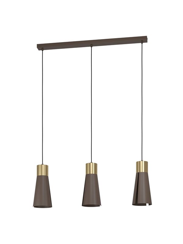 EGLO LOSALOMAS LANGBORD L835 3XGU10 MOCCA/BM