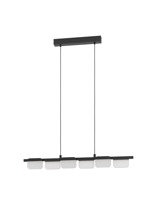 EGLO ERVIDEL LANGBORD 6 L930 SORT/HVID