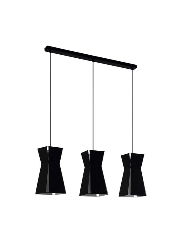 EGLO VALECROSIA LANGBORD E27 3L SORT/HVID