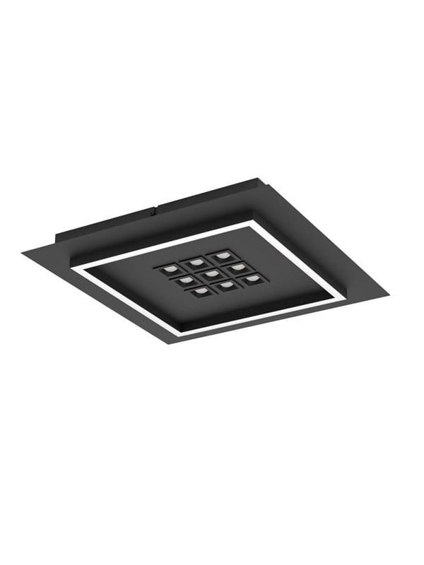 EGLO BALAZOTE LOFT 380X380 CCT 2300LM SORT