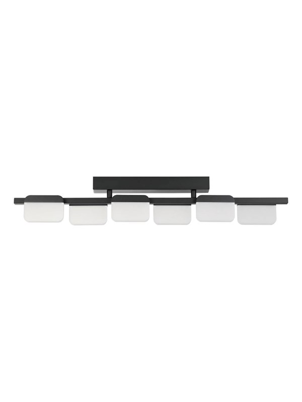 EGLO ERVIDEL LOFT 6 L930 SORT/HVID